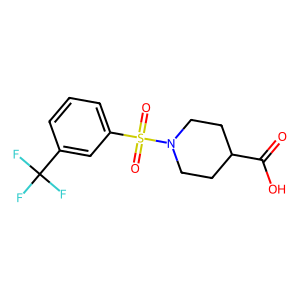 CAS: 630049-57-9 | PC101773 | 1-[3-(trifluoromethyl)benzenesulfonyl]piperidine-4-carboxylic acid