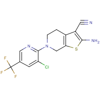 CAS:321430-41-5 | PC10180 | 2-Amino-6-[3-chloro-5-(trifluoromethyl)pyridin-2-yl]-4,5,6,7-tetrahydrothieno[2,3-c]pyridine-3-carbonitrile