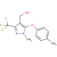 CAS:400073-97-4 | PC10195 | [1-Methyl-5-(4-methylphenoxy)-3-(trifluoromethyl)-1H-pyrazol-4-yl]methanol