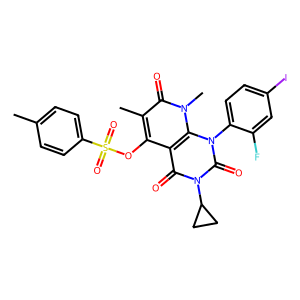 CAS: 871700-32-2 | PC101950 | 3-Cyclopropyl-1-(2-fluoro-4-iodophenyl)-6,8-dimethyl-2,4,7-trioxo-1,2,3,4,7,8-hexahydropyrido[2,3-d]pyrimidin-5-yl 4-methylbenzenesulfonate