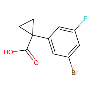 CAS: 1314649-82-5 | PC102009 | 1-(3-Bromo-5-fluorophenyl)cyclopropanecarboxylic acid