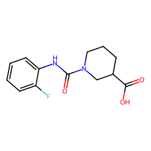 CAS: 923226-69-1 | PC102140 | 1-[(2-fluorophenyl)carbamoyl]piperidine-3-carboxylic acid