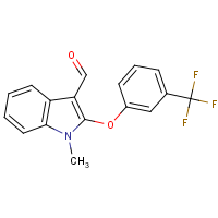 CAS:338416-72-1 | PC10215 | 1-Methyl-2-[3-(trifluoromethyl)phenoxy]-1H-indole-3-carboxaldehyde