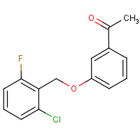 CAS:400878-26-4 | PC10216 | 1-{3-[(2-Chloro-6-fluorobenzyl)oxy]phenyl}ethan-1-one