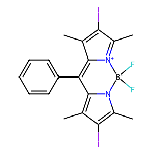 CAS: 1083009-44-2 | PC102173 | 5,5-Difluoro-2,8-diiodo-1,3,7,9-tetramethyl-10-phenyl-5H-dipyrrolo[1,2-c:2',1'-f][1,3,2]diazaborinin-4-ium-5-uide