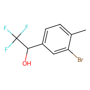 CAS: 1558113-01-1 | PC102186 | 1-(3-Bromo-4-methylphenyl)-2,2,2-trifluoroethan-1-ol