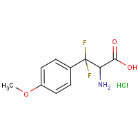 CAS:501435-58-1 | PC1022 | 3,3-Difluoro-3-(4-methoxyphenyl)-DL-alanine hydrochloride