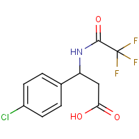 CAS:117291-25-5 | PC10222 | 3-(4-Chlorophenyl)-3-(trifluoroacetamido)propanoic acid