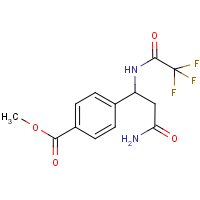CAS:886360-57-2 | PC10223 | Methyl 4-{3-amino-3-oxo-1-[(2,2,2-trifluoroacetyl)amino]propyl}benzenecarboxylate