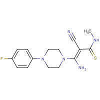 CAS:338422-39-2 | PC10231 | 3-Amino-2-cyano-3-[4-(4-fluorophenyl)piperazin-1-yl]-N-methylprop-2-enethioamide