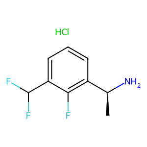CAS: 2703745-91-7 | PC102314 | (S)-1-(3-(Difluoromethyl)-2-fluorophenyl)ethanamine hydrochloride