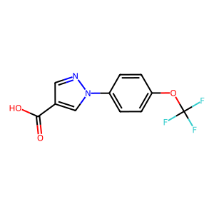 CAS: 1260676-31-0 | PC102317 | 1-(4-(Trifluoromethoxy)phenyl)-1H-pyrazole-4-carboxylic acid
