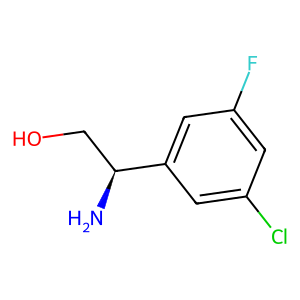 CAS: 1213058-55-9 | PC102408 | (R)-2-Amino-2-(3-chloro-5-fluorophenyl)ethan-1-ol