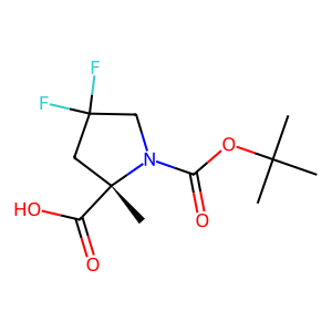 CAS: 1194032-23-9 | PC102434 | (2S)-1-[(tert-Butoxy)carbonyl]-4,4-difluoro-2-methylpyrrolidine-2-carboxylic acid