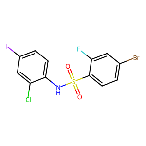 CAS: 1772774-60-3 | PC102445 | 4-Bromo-N-(2-chloro-4-iodophenyl)-2-fluorobenzenesulfonamide