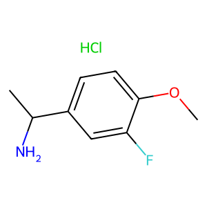 CAS: 1375472-38-0 | PC102456 | 1-(3-Fluoro-4-methoxyphenyl)ethan-1-amine hydrochloride