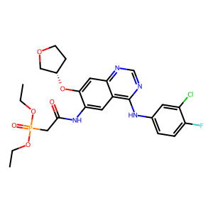 CAS: 618061-76-0 | PC102464 | Diethyl (S)-(2-((4-((3-chloro-4-fluorophenyl)amino)-7-((tetrahydrofuran-3-yl)oxy)quinazolin-6-yl)amino)-2-oxoethyl)phosphonate