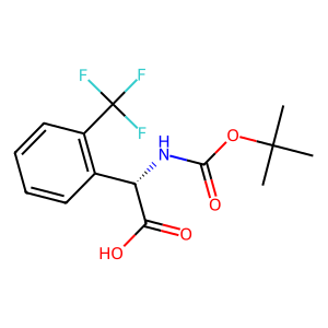 CAS: 1203454-45-8 | PC102640 | (S)-2-((tert-Butoxycarbonyl)amino)-2-(2-(trifluoromethyl)phenyl)acetic acid