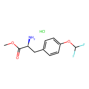 CAS: 136581-52-7 | PC102694 | Methyl (S)-2-amino-3-(4-(difluoromethoxy)phenyl)propanoate hydrochloride