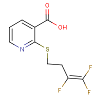 CAS:453557-66-9 | PC10270 | 2-[(3,4,4-Trifluorobut-3-en-1-yl)thio]nicotinic acid