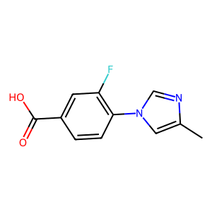 CAS: 1243205-04-0 | PC102735 | 3-Fluoro-4-(4-methyl-1H-imidazol-1-yl)benzoic acid