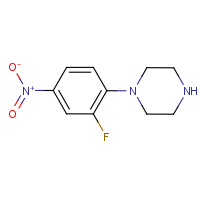 CAS:154590-33-7 | PC10278 | 1-(2-Fluoro-4-nitrophenyl)piperazine