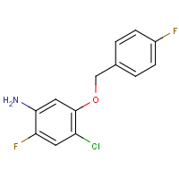 CAS: 453557-77-2 | PC10281 | 4-Chloro-2-fluoro-5-(4-fluorobenzyloxy)aniline