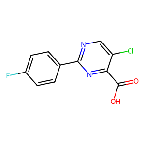 CAS: 1267584-71-3 | PC102816 | 5-Chloro-2-(4-fluorophenyl)pyrimidine-4-carboxylic acid