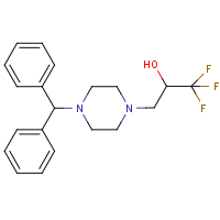 CAS:453557-81-8 | PC10290 | 3-(4-Benzhydrylpiperazino)-1,1,1-trifluoropropan-2-ol