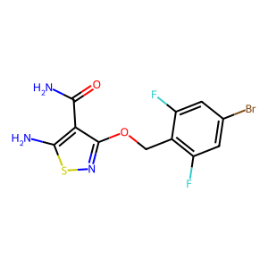CAS: 2436737-00-5 | PC102916 | 5-Amino-3-((4-bromo-2,6-difluorobenzyl)oxy)isothiazole-4-carboxamide