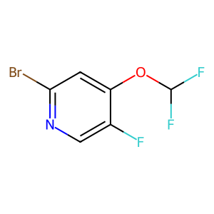 CAS: 1432754-30-7 | PC102967 | 2-Bromo-4-(difluoromethoxy)-5-fluoropyridine