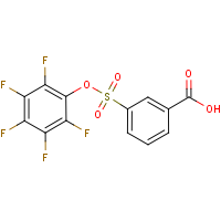 CAS:886361-31-5 | PC10301 | 3-[(2,3,4,5,6-Pentafluorophenoxy)sulphonyl]benzoic acid