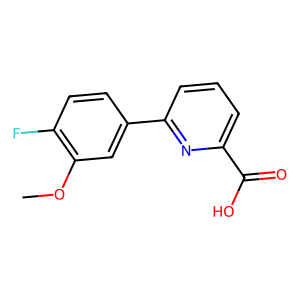 CAS: 1261977-99-4 | PC103213 | 6-(4-Fluoro-3-methoxyphenyl)picolinic acid