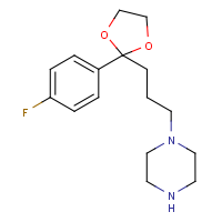 CAS:55846-41-8 | PC10325 | 1-{3-[2-(4-Fluorophenyl)-1,3-dioxolan-2-yl]prop-1-yl}piperazine