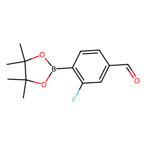 CAS: 1352657-25-0 | PC103254 | 3-Fluoro-4-(4,4,5,5-tetramethyl-1,3,2-dioxaborolan-2-yl)benzaldehyde