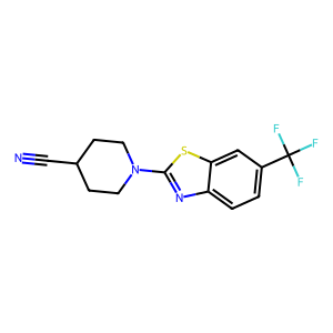 CAS: 928027-39-8 | PC103368 | 1-(6-(Trifluoromethyl)benzo[d]thiazol-2-yl)piperidine-4-carbonitrile