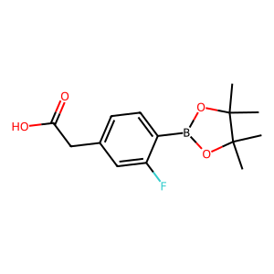 CAS: 1431548-94-5 | PC103419 | 2-(3-Fluoro-4-(4,4,5,5-tetramethyl-1,3,2-dioxaborolan-2-yl)phenyl)acetic acid