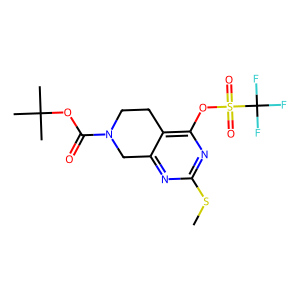 CAS: 338739-82-5 | PC103466 | tert-Butyl 2-(methylthio)-4-(((trifluoromethyl)sulfonyl)oxy)-5,8-dihydropyrido[3,4-d]pyrimidine-7(6H)-carboxylate