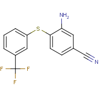 CAS: 400751-63-5 | PC10347 | 3-Amino-4-{[3-(trifluoromethyl)phenyl]thio}benzonitrile