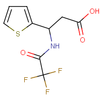 CAS:115957-22-7 | PC10348 | 3-(Thien-2-yl)-3-[(2,2,2-trifluoroacetyl)amino]propanoic acid