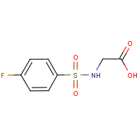 CAS:13029-71-5 | PC10351 | 2-{[(4-Fluorophenyl)sulphonyl]amino}acetic acid