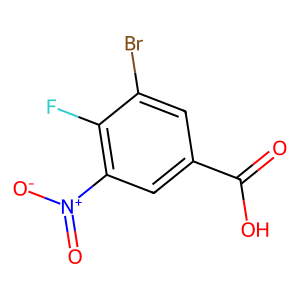 CAS: 1290117-21-3 | PC103547 | 3-Bromo-4-fluoro-5-nitrobenzoic acid
