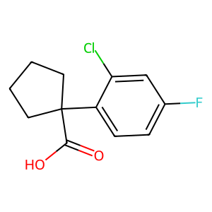 CAS: 214263-01-1 | PC103550 | 1-(2-Chloro-4-fluorophenyl)cyclopentanecarboxylic acid