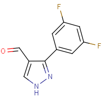 CAS:875664-59-8 | PC10358 | 3-(3,5-Difluorophenyl)-1H-pyrazole-4-carboxaldehyde
