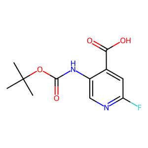 CAS: 171178-42-0 | PC103589 | 5-((tert-Butoxycarbonyl)amino)-2-fluoroisonicotinic acid
