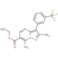 CAS: 886762-57-8 | PC10359 | Ethyl 7-amino-2-methyl-3-[3-(trifluoromethyl)phenyl]pyrazolo[1,5-a]pyrimidine-6-carboxylate
