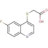 CAS: 874766-46-8 | PC103627 | [(6-Fluoroquinolin-4-yl)thio]acetic acid