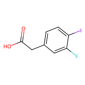 CAS: 1261874-58-1 | PC103644 | 2-(3-Fluoro-4-iodophenyl)acetic acid