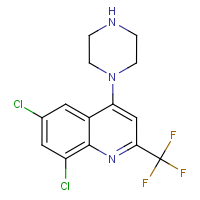 CAS:1000339-48-9 | PC103668 | 1-[6,8-Dichloro-2-(trifluoromethyl)quinol-4yl]piperazine
