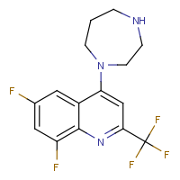 CAS:1000339-49-0 | PC103669 | 1-[6,8-Difluoro-2-(trifluoromethyl)quinol-4-yl]homopiperazine